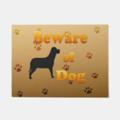 犬に用心 ドアマット (正面)