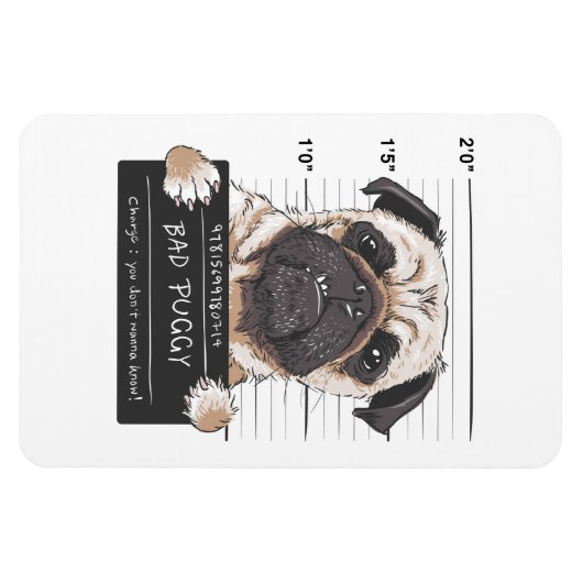 犬に用心 マグネット (横)