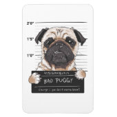 犬に用心 マグネット (縦)