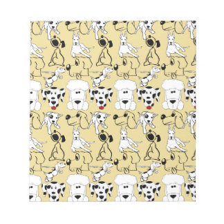 犬に行く愛玩動物獣犬のプレゼント ノートパッド