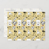 犬に行く愛玩動物獣犬のプレゼント ポストカード (正面/裏面)