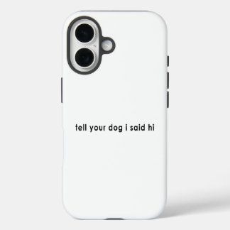 犬に「よろしく」と言ってね iPhone 16ケース