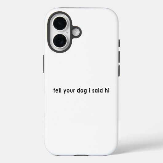 犬に「よろしく」と言ってね Case-Mate iPhoneケース (裏面)