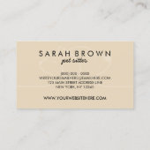 犬ねこペットの輸送 名刺 (裏面)