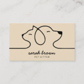 犬ねこペットの輸送 名刺 (正面)