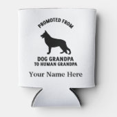 犬のおじいちゃんから人間のおじいちゃんに昇進する 缶クーラー (正面)
