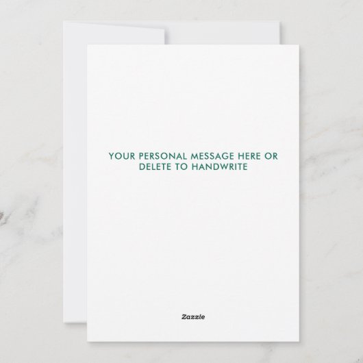 犬のおじいちゃんメリークリスマスペパーソナライズされたット写真 シーズンカード (裏面)