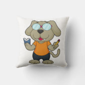 犬のおたくブックグラス クッション (裏面)