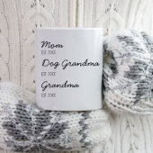 犬のおばあちゃんから人間のおばあちゃんに昇進する コーヒーマグカップ