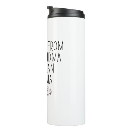 犬のおばあちゃんから人間のおばあちゃんに昇進 タンブラー (回転右)