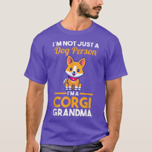 犬のおばあちゃんコルギ祖母 Tシャツ