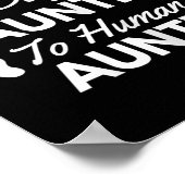 犬のおばさんから人間のおばさんに昇格 かわいいおばさんね ポスター (角)