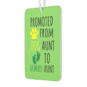 犬のおばさんから人間のおばさんに昇進する カーエアーフレッシュナー (左)