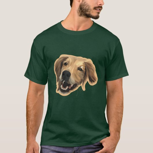 犬のおもしろいおもしろい贈り物 Tシャツ (正面)