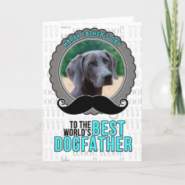 犬のおもしろい父の日からDogfather写真 シーズンカード