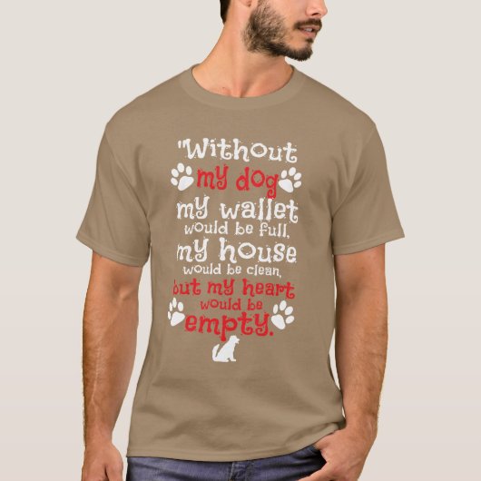 犬のおもしろい犬引用文ギフトヴィンテージレトロ Tシャツ (正面)