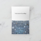 「犬のおやつで飾り付けしよう」- オーダーメイド可能 カード (内部)