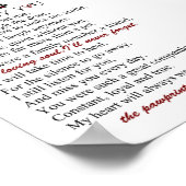 犬のお別れ、永遠に私のハート ポスター (角)