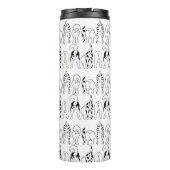 犬のお尻パターン タンブラー (裏面)