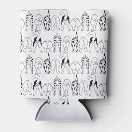 犬のお尻パターン 缶クーラー