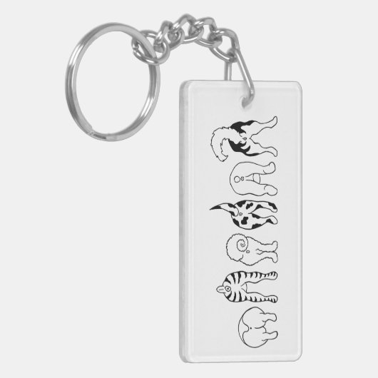 犬のお尻 キーホルダー (正面左)