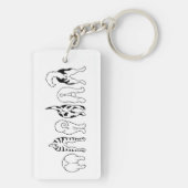 犬のお尻 キーホルダー (裏面)