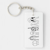 犬のお尻 キーホルダー (正面)