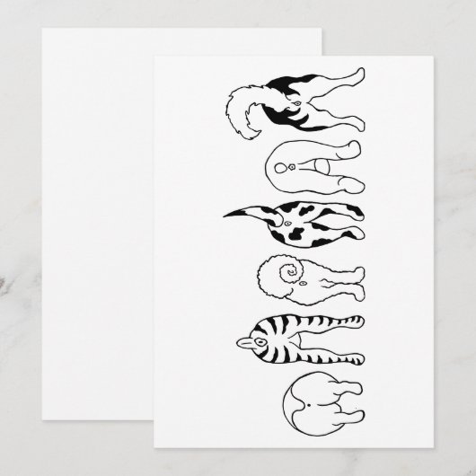 犬のお尻 シーズンカード (正面/裏面)