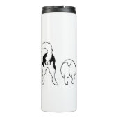 犬のお尻 タンブラー (裏面)