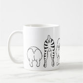 犬のお尻 – マグカップ (左)