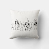 犬のお尻-装飾用クッション クッション (裏面)