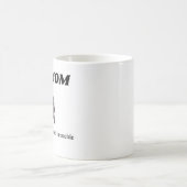 犬のお母さんのためにマグフランスの、ブルドッグ コーヒーマグカップ (中央)