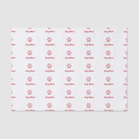 犬のお母さんのギフトのティッシュペーパー 薄葉紙 (正面)