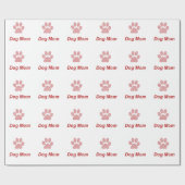 犬のお母さんのギフトの包装紙 ラッピングペーパー (フラット)