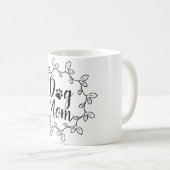 犬のお母さんのマグ コーヒーマグカップ (正面右)