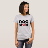 犬のお母さんのワイシャツ Tシャツ (正面フル)