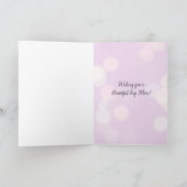 犬のお母さんの写真の母の日 カード (内部)