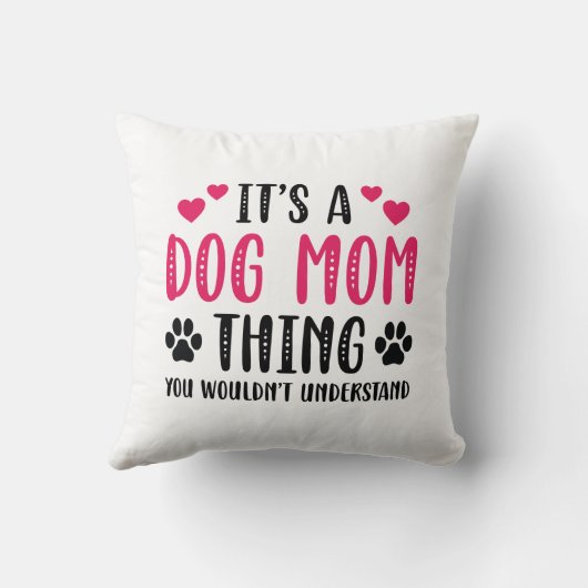 犬のお母さん クッション (裏面)