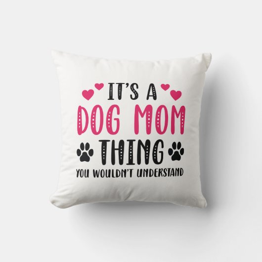 犬のお母さん クッション (正面)