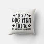 犬のお母さん クッション (裏面)