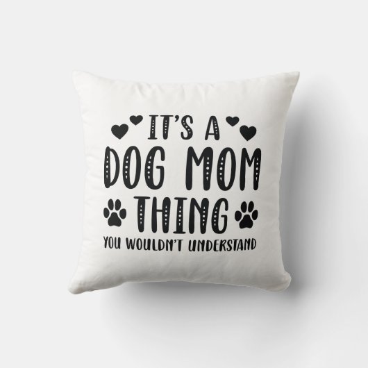 犬のお母さん クッション (裏面)