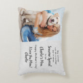 犬のお母カスタムさんペット写真のお母さんの日 アクセントクッション (正面(垂直))