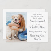 犬のお母カスタムさんペット写真のお母さんの日 シーズンカード (正面/裏面)