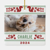 犬のお気に入りの物 セラミックオーナメント (裏面)