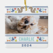 犬のお気に入りの物 セラミックオーナメント (正面)