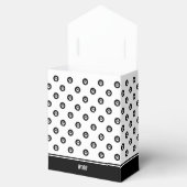 犬のお気に入りボックス白黒ポープリントのお気に入りボックス フェイバーボックス (オープン)