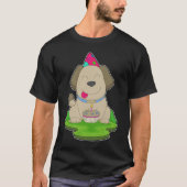 犬のお誕生日ケーキ Tシャツ (正面)