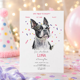 犬のお誕生日パーティーしよう! 招待状
