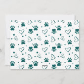 犬のからメリークリスマスカスタム3ペットの写真 シーズンカード (裏面)