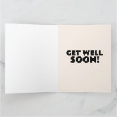 犬のかわいいグリーティングカード カード (内部)